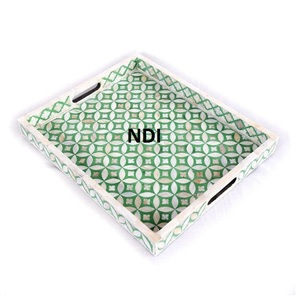 Alta calidad estándar hogar Hotel restaurante Catering uso comida desayuno servidor bandeja Mango madera bandeja para servir - Product Image 1