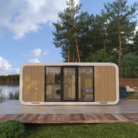 Vente directe du fabricant : Cabine intelligente de luxe préfabriquée en aluminium, style Apple, pour maison moderne, bureau, salle de bain, salon, hôtel