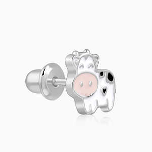 Silver Moo Kids Studs Joyería elegante para niños - Product Image 5