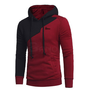 Top vente XS taille hommes Super qualité sweats à capuche Collection automne solide imprimé Super polaire tissu Logo personnalisé prix de gros - Product Image 2