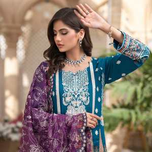 คอลเลกชันเย็บปักถักร้อยรุ่นงานแต่งงานคุณภาพชุดหนักเต็ม 0335 - Product Image 2