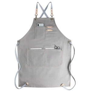 Delantal de Lona Estilo Coreano con Logotipo Personalizado, Ropa de Trabajo Impermeable para Celebridades de Internet, para Restaurante y Bar - Product Image 2