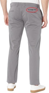 Venta caliente Pantalones para hombres Comfort Pantalón transpirable Pantalones de chándal de lana para hombres 50 por ciento algodón/50 por ciento lana de poliéster - Product Image 2