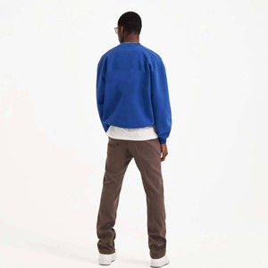 Venta al por mayor de calidad superior de peso pesado Streetwear Puff estampado Denim algodón corona lágrimas sudadera Oversize hombres sudaderas con capucha - Product Image 6