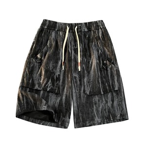 Summer Cargo <b>Shorts</b> <b>Men's</b> Clothing Fashion Tie Dyeing Loose Process <b>Men's</b> Casual <b>Knee</b>-<b>Length</b> <b>Shorts</b> Plus Size - Product Image 5
