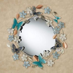 Espejo de Pared Decorativo para Interiores, Diseño de Hojas, Espejo Decorativo Clásico y Moderno, Múltiples Diseños de Acabado - Product Image 1