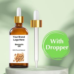 Bencoe (Styrax Benzoin) Aceite Esencial Puro Premium de Marca Privada OEM para el Cuidado de la Piel y la Salud - Product Image 2