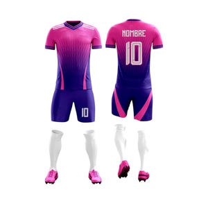 Diseño de fabricante personalizado Jersey de fútbol de secado rápido Ropa deportiva Kit de entrenamiento Conjunto de uniforme de fútbol Camisetas de fútbol - Product Image 1
