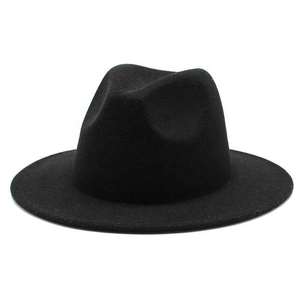 High Quality Wholesale <b>Wool</b> Fedora <b>Hats</b> for <b>Men</b> Women Custom Logo Formal Multicolor Round Western Cowboy Jazz Party Four Seasons - Product Image 4