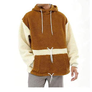 hoodies <b>Men's</b> Customizable colors Winter Jacket Breathable Windproof Outdoor Snow <b>Hoodie</b> with <b>Sherpa</b> Fleece Plus Size Available - Product Image 6