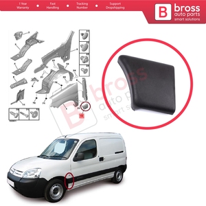 Moldura de Guardabarros Delantero Izquierdo BSP1200-1 para Berlingo MK1 M49 M59 1996-2008 8544.J7 - Product Image 5