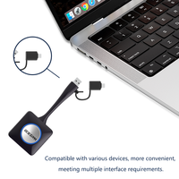 Système de présentation BYOD sans fil Récepteur et émetteur en miroir d'écran avec 5G/2.4G Dual WiFi AirPlay Miracast DLNA
