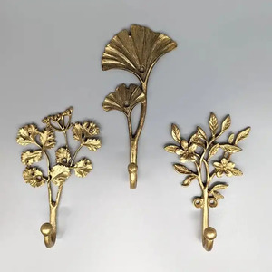 Modern Luxury <b>Wall</b> Floating <b>Coat</b> <b>Hook</b> <b>Wall</b> Mounted Brass Gold Finishing Key Hanger Hanging Storage <b>Wall</b> <b>Hooks</b> - Product Image 5