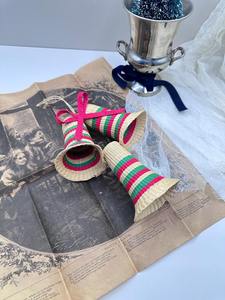 Adorno Navideño de Cono de Pasto Marino Colorido, Proveedor de Vietnam, OEM ODM, Mimbre Natural, Decoración Festiva, Artesanía Ecológica para las Fiestas - Product Image 6