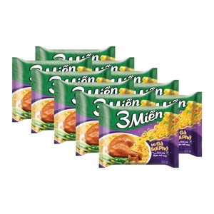 Fideos Instantáneos 3Mien Sabor Pollo Estilo Pho, Paquete de 65g, Hecho en Vietnam, Serie Gold - Product Image 4