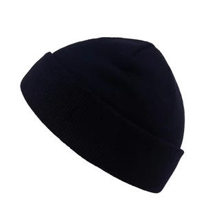 Chapeau beanie ajustable en tricot jacquard 100% laine, respirant, imperméable, chaud pour l'hiver, style streetwear, motif uni, personnalisable - Product Image 2