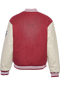 Chaqueta universitaria con botones de diseño de lujo con 2 bolsillos laterales Letterman College Baseball & Bomber Varsity Jacket para hombres - Product Image 3