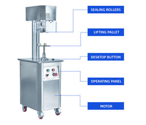 Caning Seamer Máquina Para Carne Pequena Comida sardinhas enlatamento máquina - Product Image 3