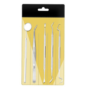 Ensemble d'instruments chirurgicaux dentaires en acier inoxydable nettoyage des dents outils de blanchiment manuel bouche miroir pince à épiler coude sonde pour - Product Image 2