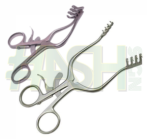 เครื่องมือถ่างกล้ามเนื้อแบบโค้ง Mollison Mastoid Retractor 4x4 แฉก แบบใช้มือจับ  วัสดุสแตนเลส ใช้ซ้ำได้ ได้รับการรับรองมาตรฐาน CE - Product Image 5
