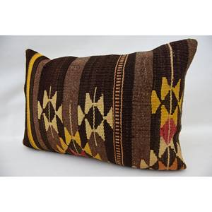 ขนแกะสีน้ำตาล16X24นิ้วหมอนเน้นตกแต่งหรูหราผ้าทอลายดอกไม้วินเทจใช้ปูพื้นรถ - Product Image 3