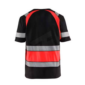 Vêtements d'extérieur de sécurité légers à demi-manches sur mesure pour hommes, vêtements d'extérieur de couleur unie de coupe régulière - Product Image 2