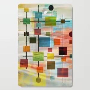 Planche à découper imprimée personnalisée en bois à la mode conçue pour ajouter du style de personnalité et de la fonctionnalité aux cuisines modernes - Product Image 2