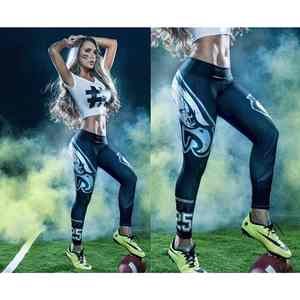 Leggings de sport pour femmes Eagle Hawk Print 3D Quick Dry Gym Legging Running Sportwear High Waist Slim Fitness Pants Jogging leggings - Product Image 4