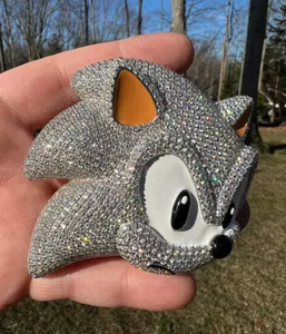 Colgante de racimo enorme para hombre de moissanita real de corte redondo de 4 quilates chapado en oro blanco de 14 quilates - Product Image 1