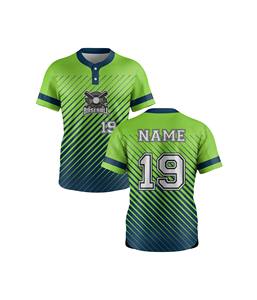 Camiseta de Béisbol Transpirable Personalizada al por Mayor, Ropa Deportiva con Diseño de Equipo Impreso por Sublimación - Product Image 1
