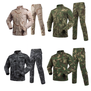 야외 현장용 내구성 패브릭으로 립 스톱 방수 3 색 사막 전술 유니폼 세트 - Product Image 1
