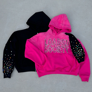 Ensemble de sweat à capuche respirant pour hommes ensemble de deux pièces tricoté fournisseur OEM survêtement personnalisé vêtements de sport de jogging - Product Image 2