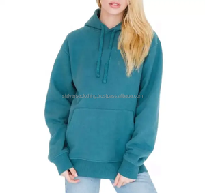 Sialverse Apparel Sudadera con capucha de lana de algodón de alta calidad ajustada para mujer Lavado ácido Tie Dye Estilo de moda Cuello con capucha Tendencia - Product Image 5