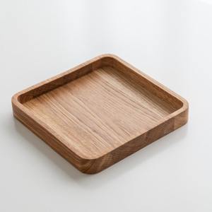 Bandeja de madera para servir de roble, perfecta para comedor, cocina y decoración del hogar, elegante plato de comida y bebida duradero para fiestas - Product Image 2