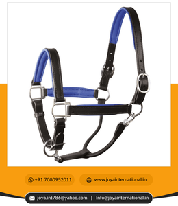 Produits pour chevaux personnalisés styliste tête de cheval licou en cuir rembourré de l'Inde pliée - Product Image 6