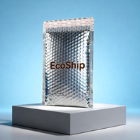 Enveloppes à bulles holographiques brillantes auto-adhésives pour l'expédition de bijoux