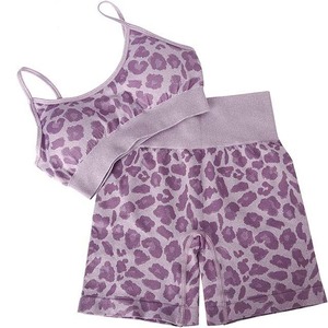 Soutien-gorge de Yoga et Short pour femme, ensemble de sport et Fitness léger et personnalisé, vente en gros - Product Image 6