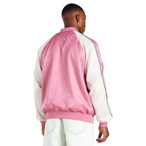 2024 haute qualité hommes Baseball Satin Varsity veste personnalisé OEM broderie Patch Letterman Varsity veste 2 côtés en cuir - Product Image 2