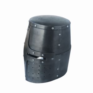 Era abad pertengahan <span class=keywords><strong>Crusader</strong></span> Helm ksatria besar bermotif pipi & Strip hidung desain kualitas terbaik - Product Image 4