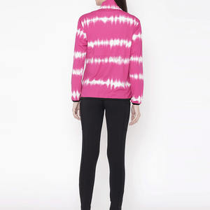 OEM al por mayor de las mujeres de manga larga Casual entrenamiento gimnasio Jogging traje de alta calidad de punto de pie de bajo precio ropa de verano primavera - Product Image 4