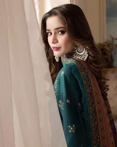 พรีเมี่ยมคุณภาพสบายๆปากีสถานอินเดียผู้หญิงชุดสินค้าใหม่ 2024 Salwar kameezชุดสนามหญ้าODM 1912 - Product Image 5