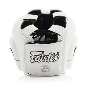 Casco de Seguridad Facial Completo de Cuero Fairtex para Boxeo, Muay Thai, MMA, Sparring, con Doble Visera y Protección para Nariz/Barbilla - Product Image 3