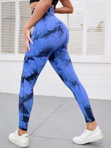 Mallas de gimnasia personalizadas al por mayor para mujer, mallas de Yoga de calidad superior, mallas de entrenamiento de nailon Spandex con estilo - Product Image 6