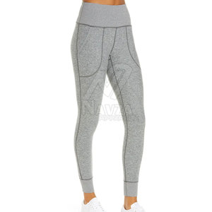 เลกกิ้งโยคะพิมพ์ลายโลโก้ตามสั่ง เอวยางยืด ขายตรงจากโรงงาน รับผลิตแบบ OEM สำหรับชุดออกกำลังกาย - Product Image 4