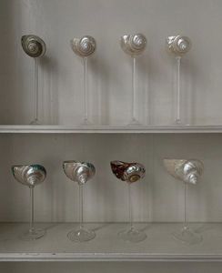 Decoración de cristal inspirada en el océano con conchas incrustadas para espacios temáticos náuticos modernos - Product Image 6