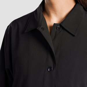 Black Shield Abaya <b>Top</b> Modest Sportswear 100% Polyester UPF50+ Long Sleeve Loose Fit Middle Eastern - Product Image 5