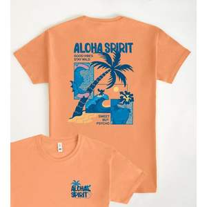 T-Shirt Promozionali Aloha Spirit con Tema Hawaiano Divertente e Vivace - Product Image 1