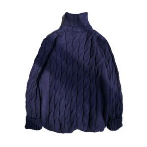 Pulls pour hommes tendance de l'hiver, nouveau design respirant, logo frontal, 100% laine, best-seller - Product Image 4