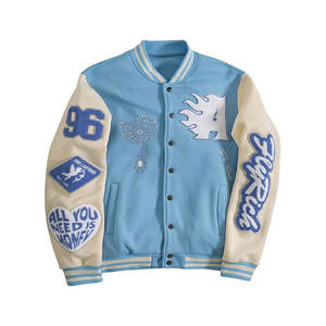 Veste de baseball décontractée pour homme, à capuche, matelassée, en toile 100% coton, tendance, graphique, Y2K, bomber - Product Image 5
