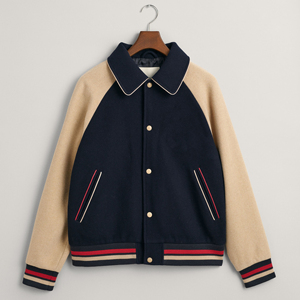 Vente directe de veste universitaire en laine pour hommes meilleure qualité col montant personnalisé hiver Letterman Style CollegeBaseballjacket pour hommes - Product Image 6